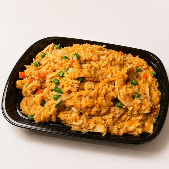 Cheesy Fried Rice.